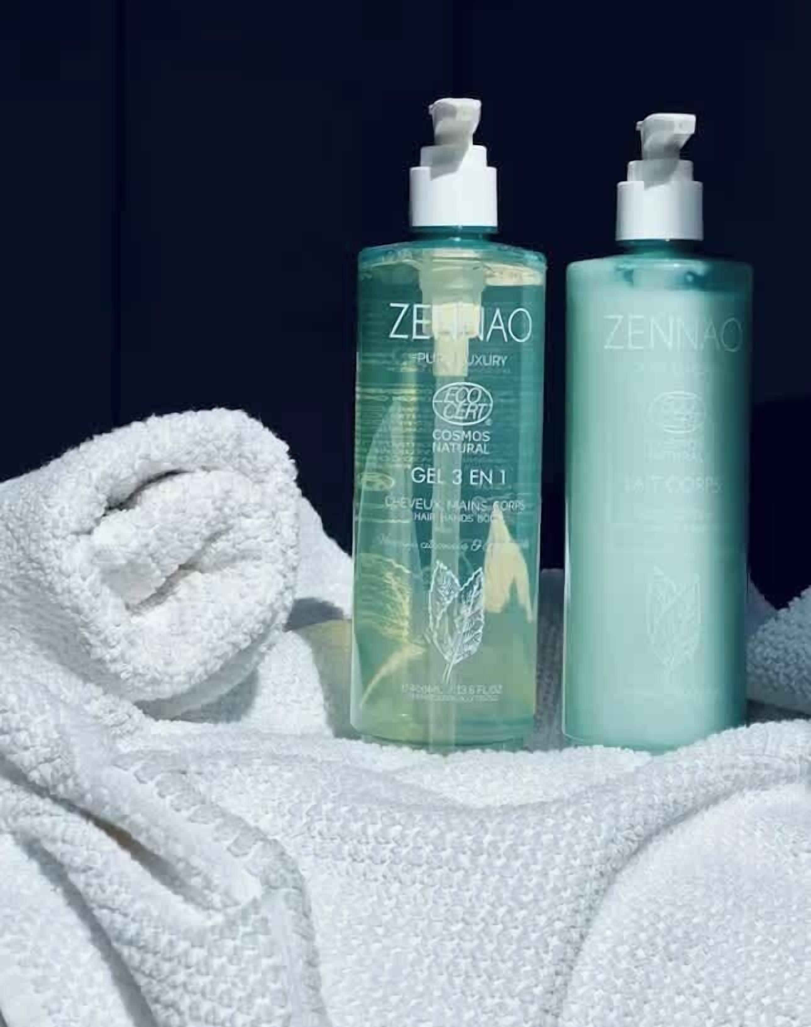 Een douche, een haardroger, shampoo