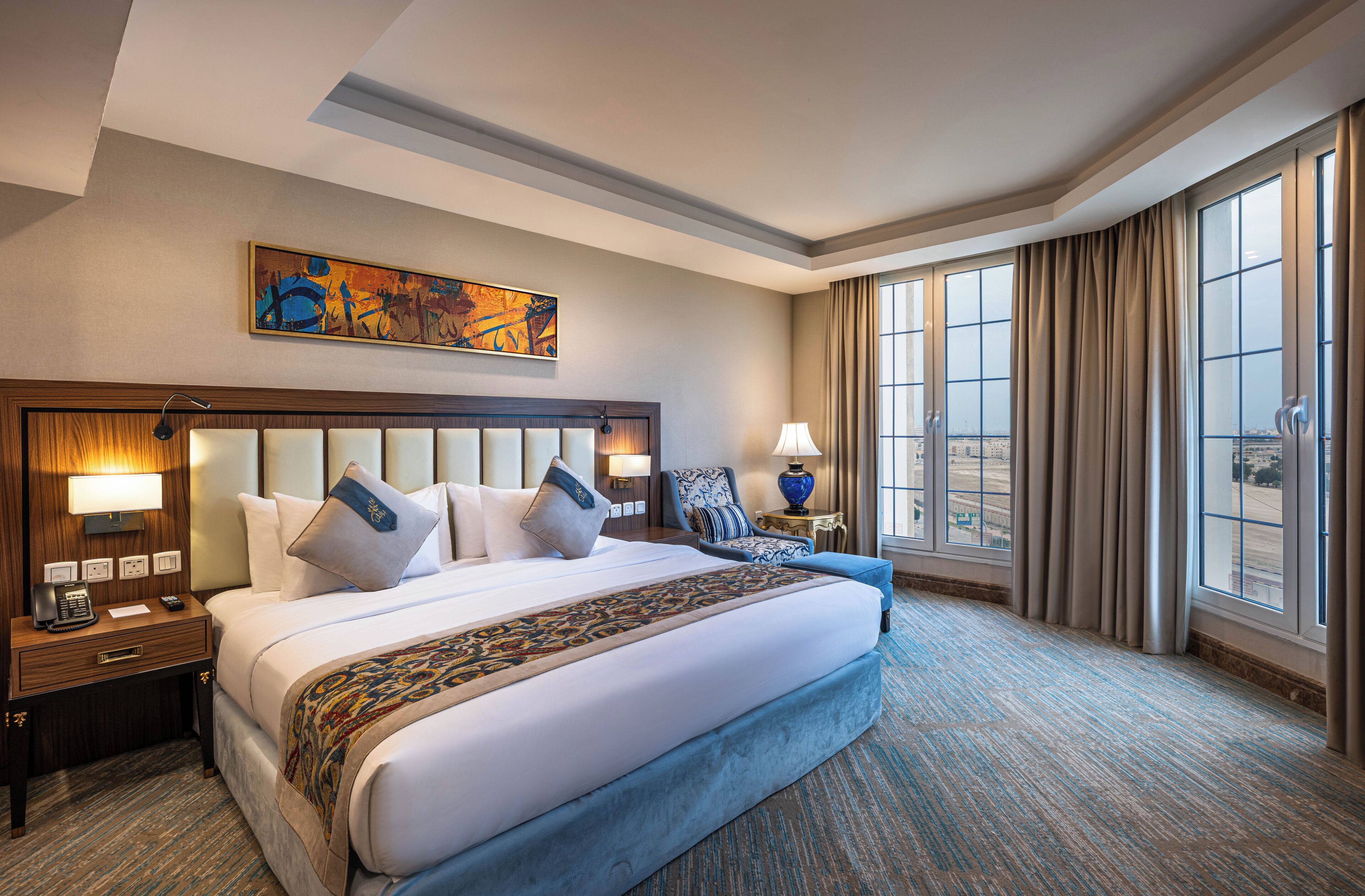 Camera Deluxe, vista mare | Una cassaforte in camera, ferro/asse da stiro, Wi-Fi gratuito