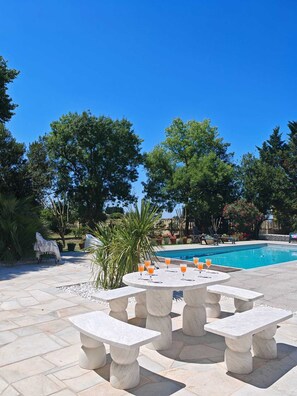 Pool - Suite Victoria Domaine Pagnon Gironde: Charm & heated pool near Bordeaux (Saint-Gervais)