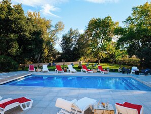 Pool - Suite Victoria Domaine Pagnon Gironde: Charm & heated pool near Bordeaux (Saint-Gervais)