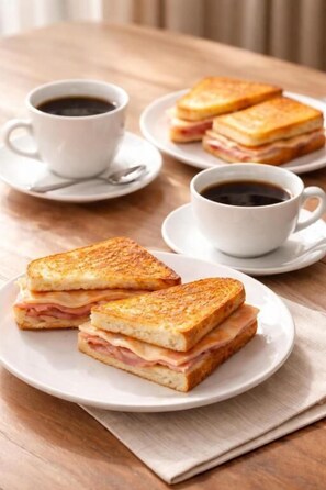 Desayuno continental incluido todos los días