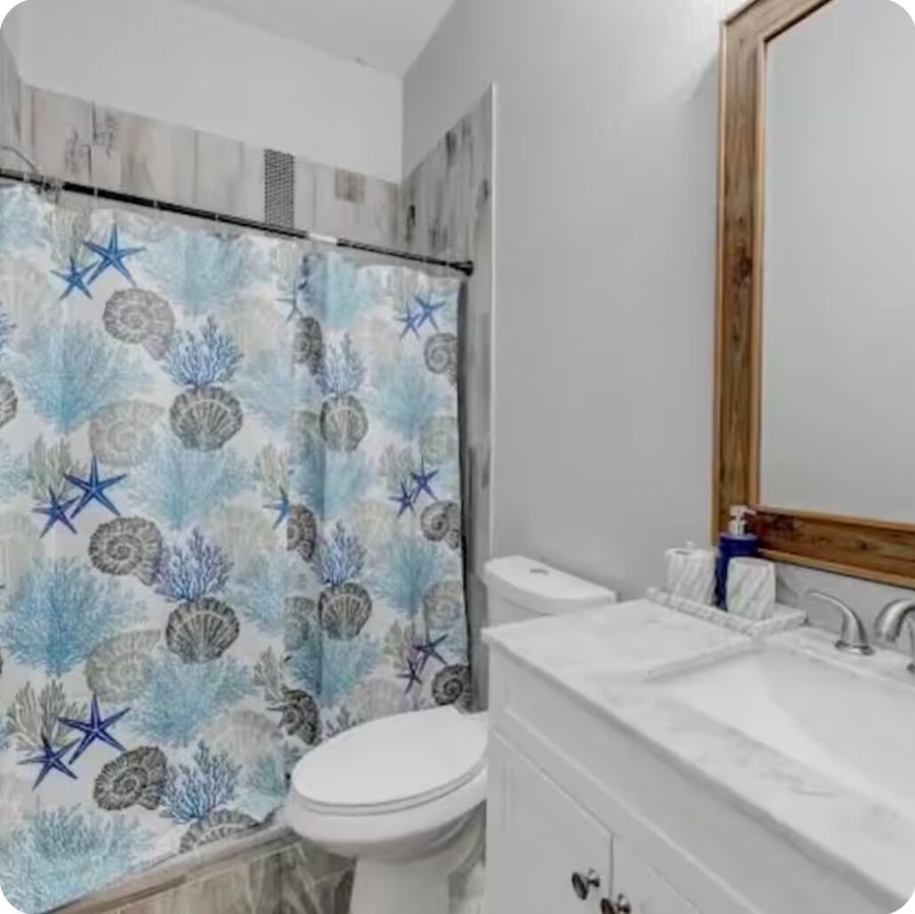 Hårføner, håndklær, såpe og toalettpapir