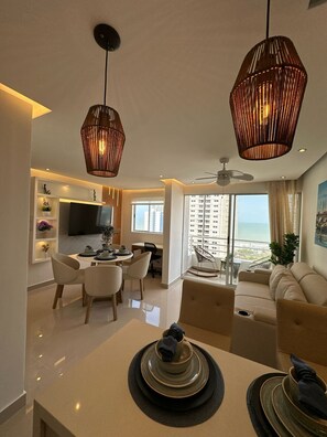 Smart TV - Luxury Apartment with Ocean View (Cartagena de Indias)