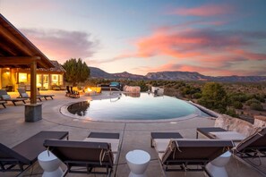 Pool - The Sanctuary at Sacred Mesa • Panoramic Mtn Views (Sedona)
