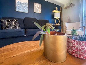 Living area - 300m from ski lifts, floor -3, tv, 74m², Les Arcs (Les Arcs)