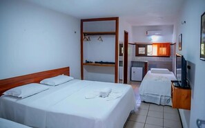 Quarto Quádruplo - Vila Riacho | Free WiFi, bed sheets - Hotel Fazenda Portal das Montanhas (Pacoti)