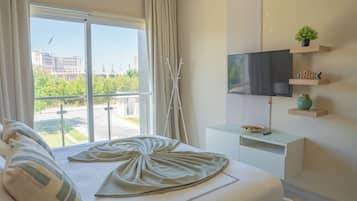 1 makuuhuone, silitysrauta/-lauta, ilmainen Wi-Fi, vuodevaatteet