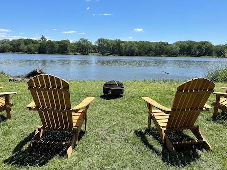 Property grounds. Riverview Retreat- Engler's Escape in Wilmington on the Kankakee River