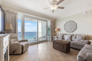 Smart TV, fireplace, video games, DVD player - Exclusive beachfront units and breathtaking ocean views at Princess Condos. (Panama City Beach)