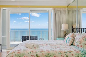 Iron/ironing board, Internet, bed sheets - Exclusive beachfront units and breathtaking ocean views at Princess Condos. (Panama City Beach)