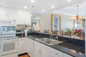 Fridge, microwave, dishwasher, coffee/tea maker - Exclusive beachfront units and breathtaking ocean views at Princess Condos. (Panama City Beach)