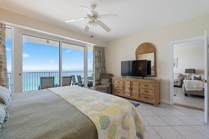 Iron/ironing board, Internet, bed sheets - Exclusive beachfront units and breathtaking ocean views at Princess Condos. (Panama City Beach)