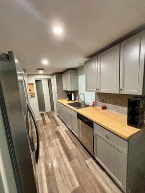 Fridge, microwave, oven, stovetop - Path to Paradise. (Englewood)