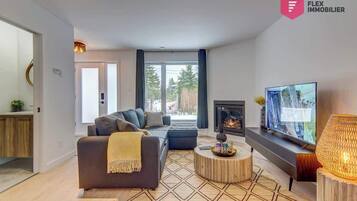 Smart TV, fireplace, offices