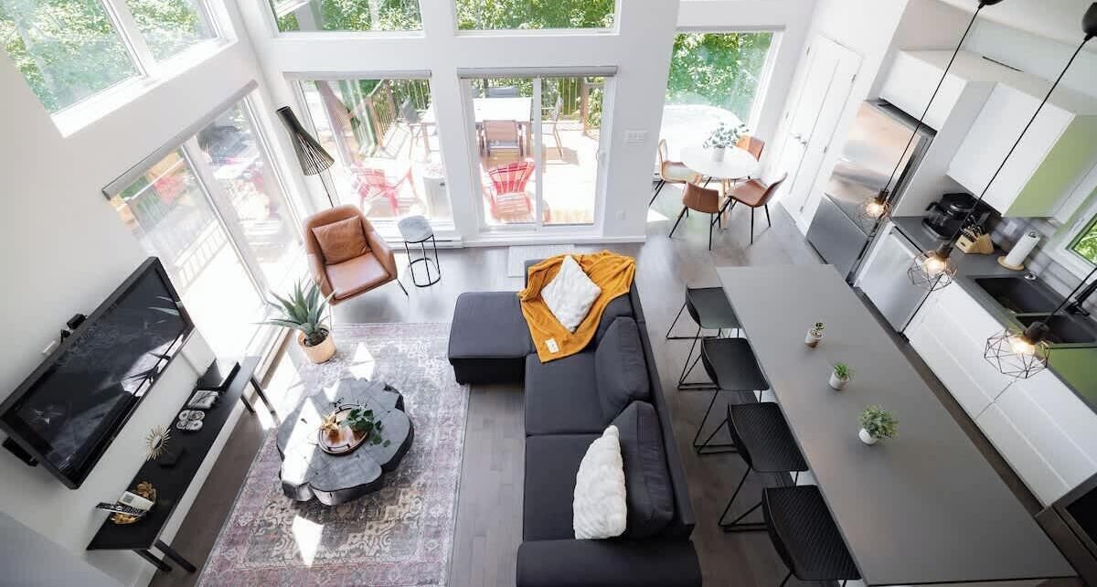 Televisión, chimenea y videojuegos 