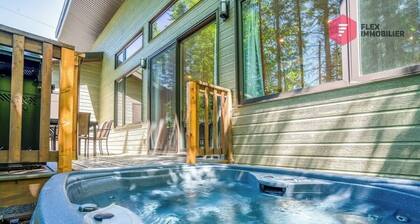 Orange-Méridien de Portneuf – Private hot tub