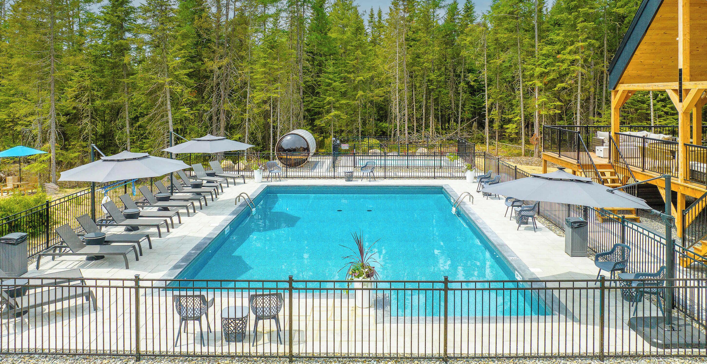 Piscine chauffée