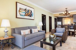 TV - Balcony ocean view-private terrace-jacuzzi-full kitchen, 2 BR, 3 bathrooms (Nuevo Nayarit)