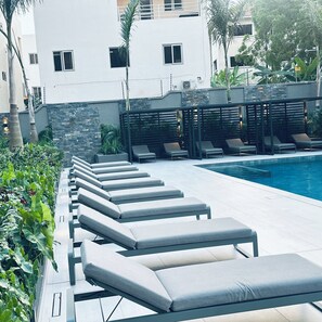 Family Apartment, Balcony, City View | Pool | Outdoor pool - The Bantree by Tripview Apartments (Accra)
