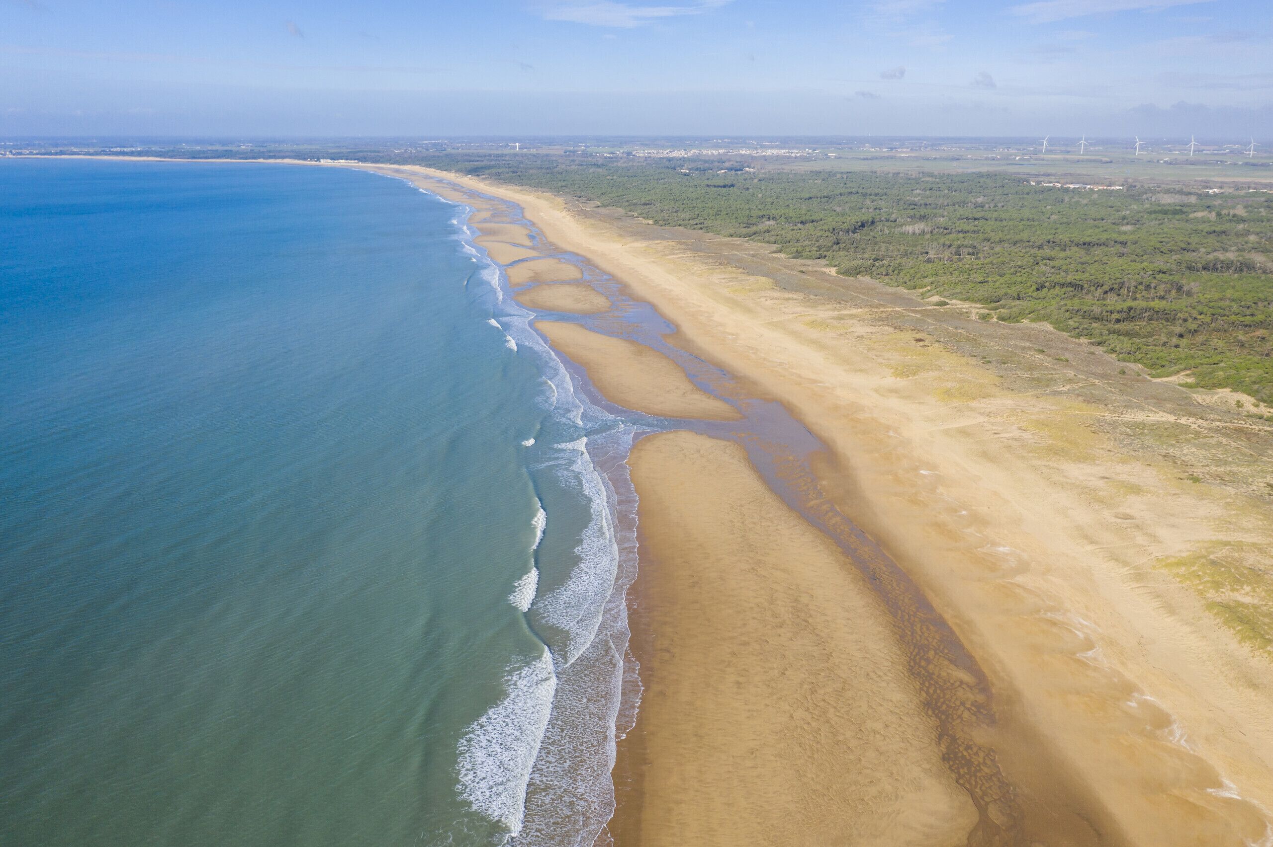 Vlak bij het strand