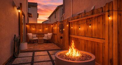 Enjoyable 3-bedroom house with Firepit + Safe in charming Roseville