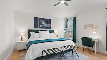 6 bedrooms, iron/ironing board, WiFi, bed sheets