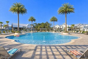Pool - Elegant Prominence South | Fire Pit + Walk to Pool + LSV (Inlet Beach)
