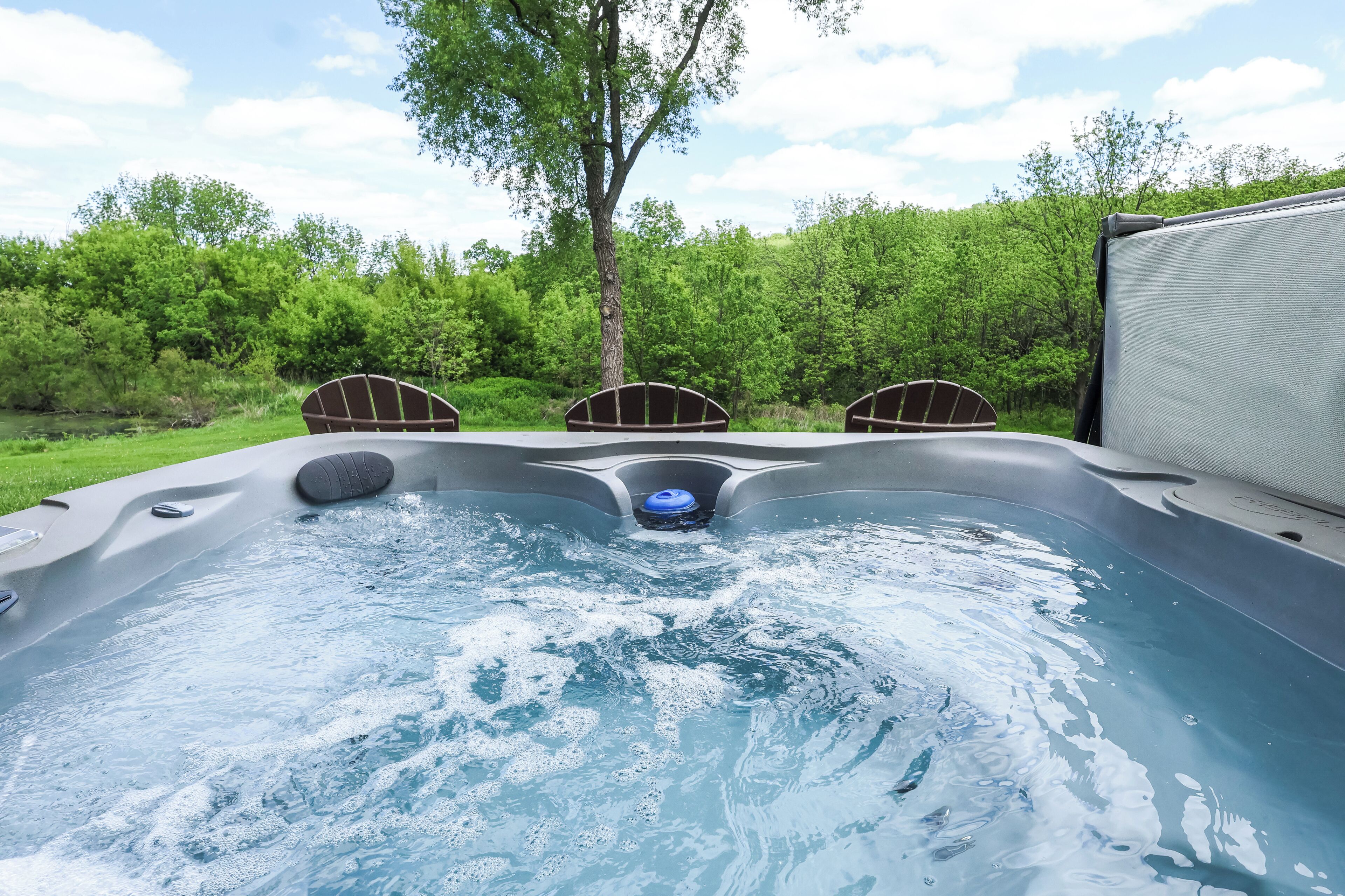 Bain à remous extérieur