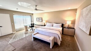 3 bedrooms, desk, iron/ironing board, travel cot - Grande Vista Villa: 3 bed/3 bath Luxury Living; Stunning Lake & Mountain Views | a Greenday property (Rancho Mirage)