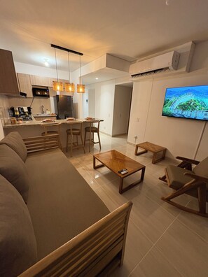 Smart TV - 2-bedroom apartment in beautiful Cartagena with AC and comfort (Cartagena)