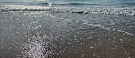 Plage à proximité, chaises longues