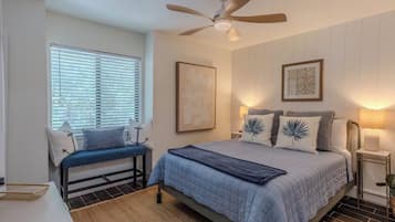 2 bedrooms, iron/ironing board, travel crib, WiFi (free)