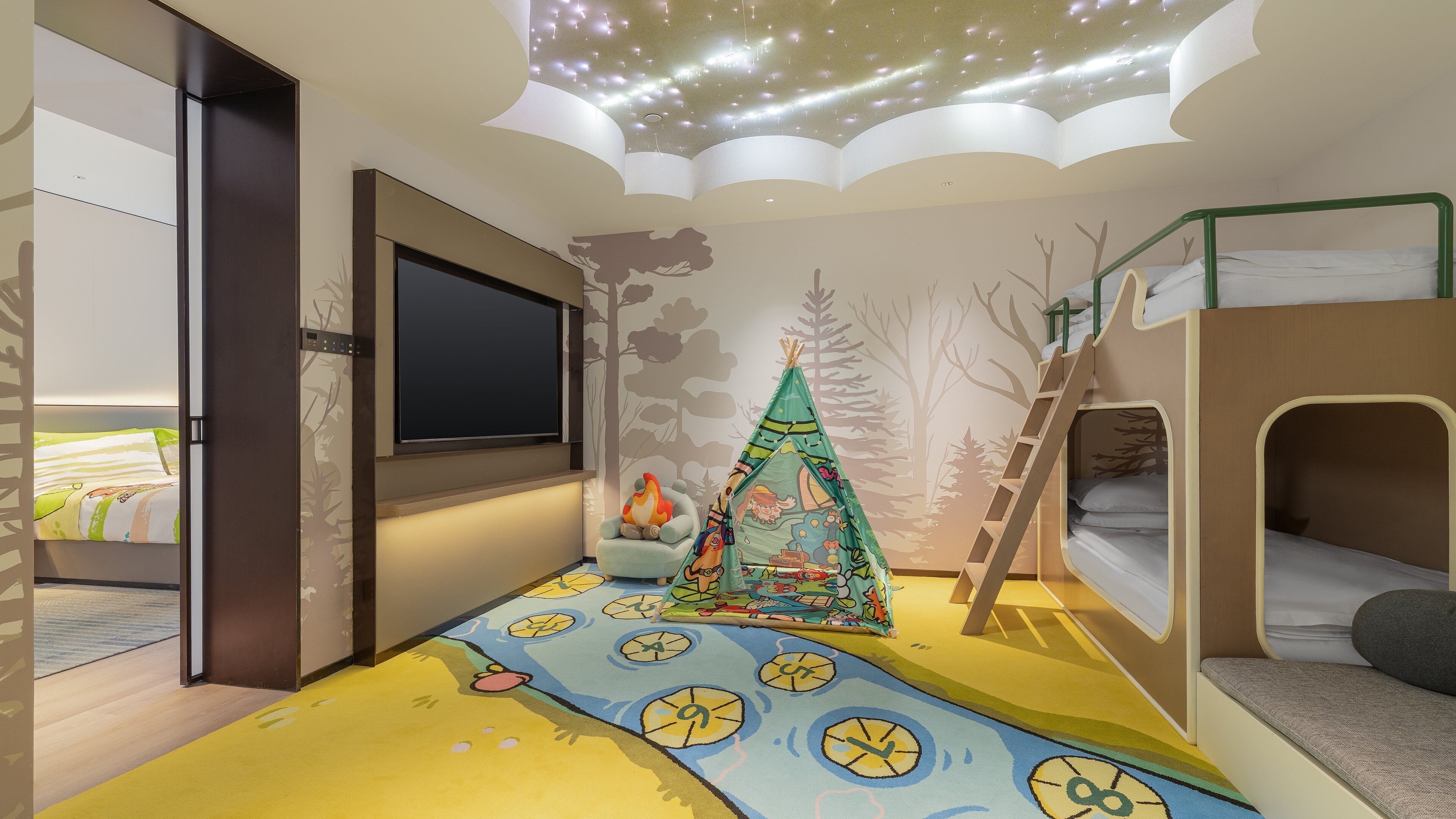 Suite - 1 kingsize-seng (Bunk Kids Theme)