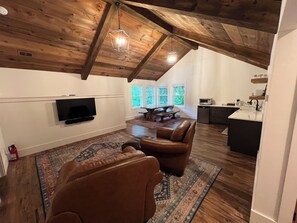 Living area - Newly built, well appointed,  1-bedroom apartment with AC in charming Bedminster (Bedminster)