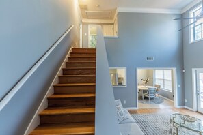 TV, fireplace - Spacious Modern Living in the Heart of East ATL (Atlanta)