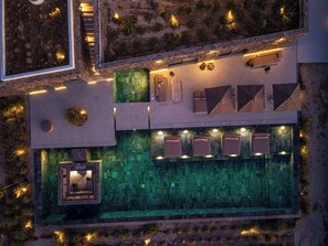 Pool - Villa Anemos, Luxury Villa with Panoramic Views (Oia)