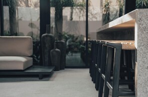 Villa Luxe, vue piscine | Cuisine privée