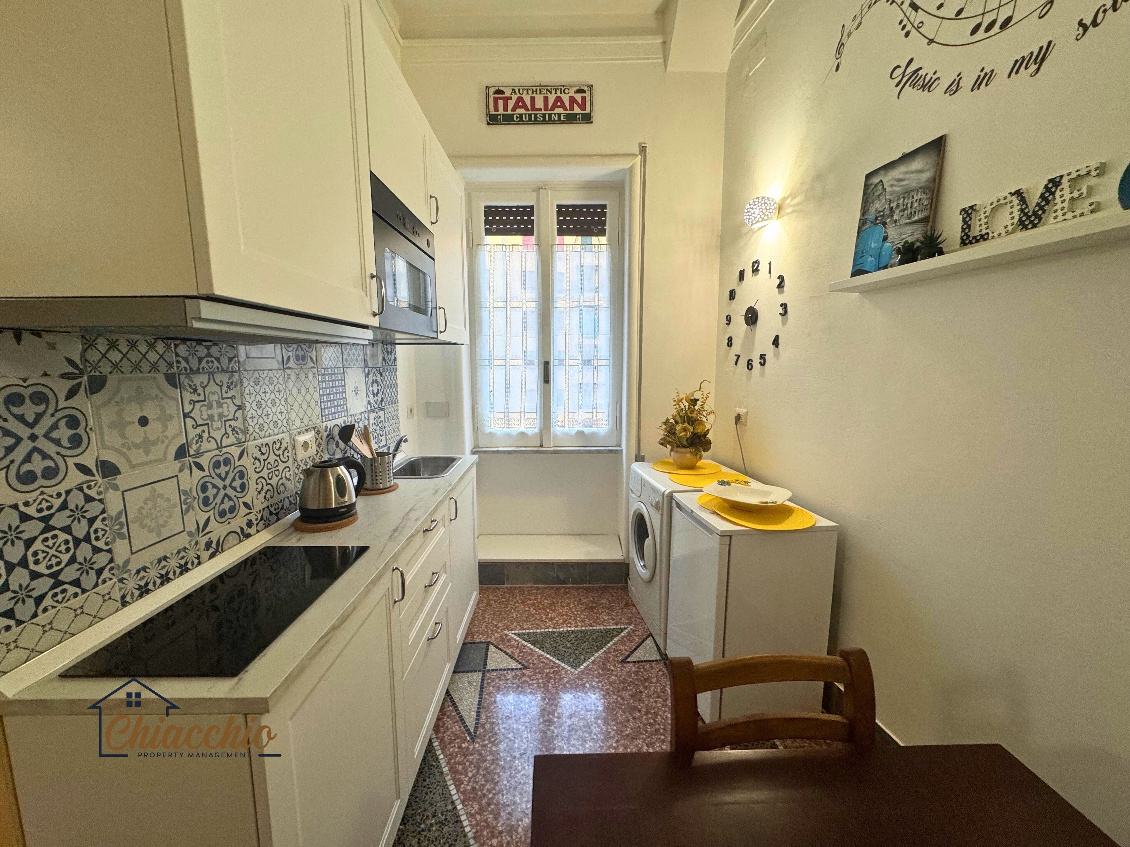 Apartment, 1 Queen-Bett und Schlafsofa, Kochnische, Stadtblick | Eigene Küche