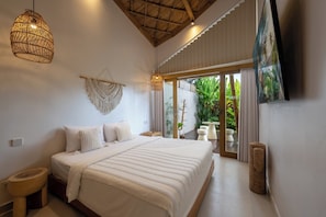 Standard Villa, Pool View | In-room safe, blackout drapes, iron/ironing board, free WiFi - Sunset Bamboo by Pertama Management (Seminyak)