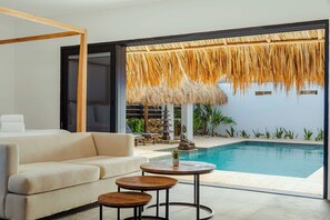 Pool - Bali-Inspired 7BR Private Oasis Walk to Palm Beach (Noord)