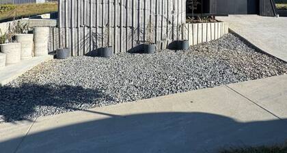 Blue Steel Architectural Lake & mountain views