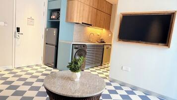 Luxury-Apartment, 1 Schlafzimmer, Stadtblick | Innenbereich