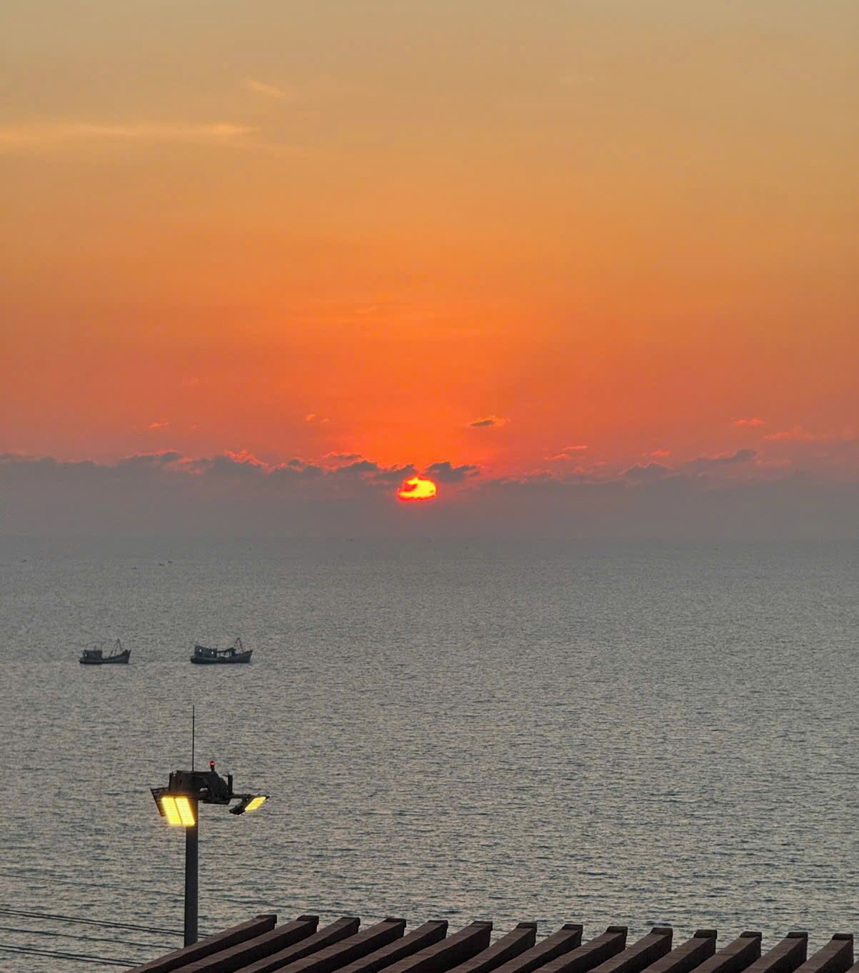 Uitzicht vanuit accommodatie