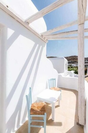 Terrace/patio - Paradise Beach Resort - Adults Only (Mykonos)