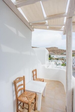 Terrace/patio - Paradise Beach Resort - Adults Only (Mykonos)