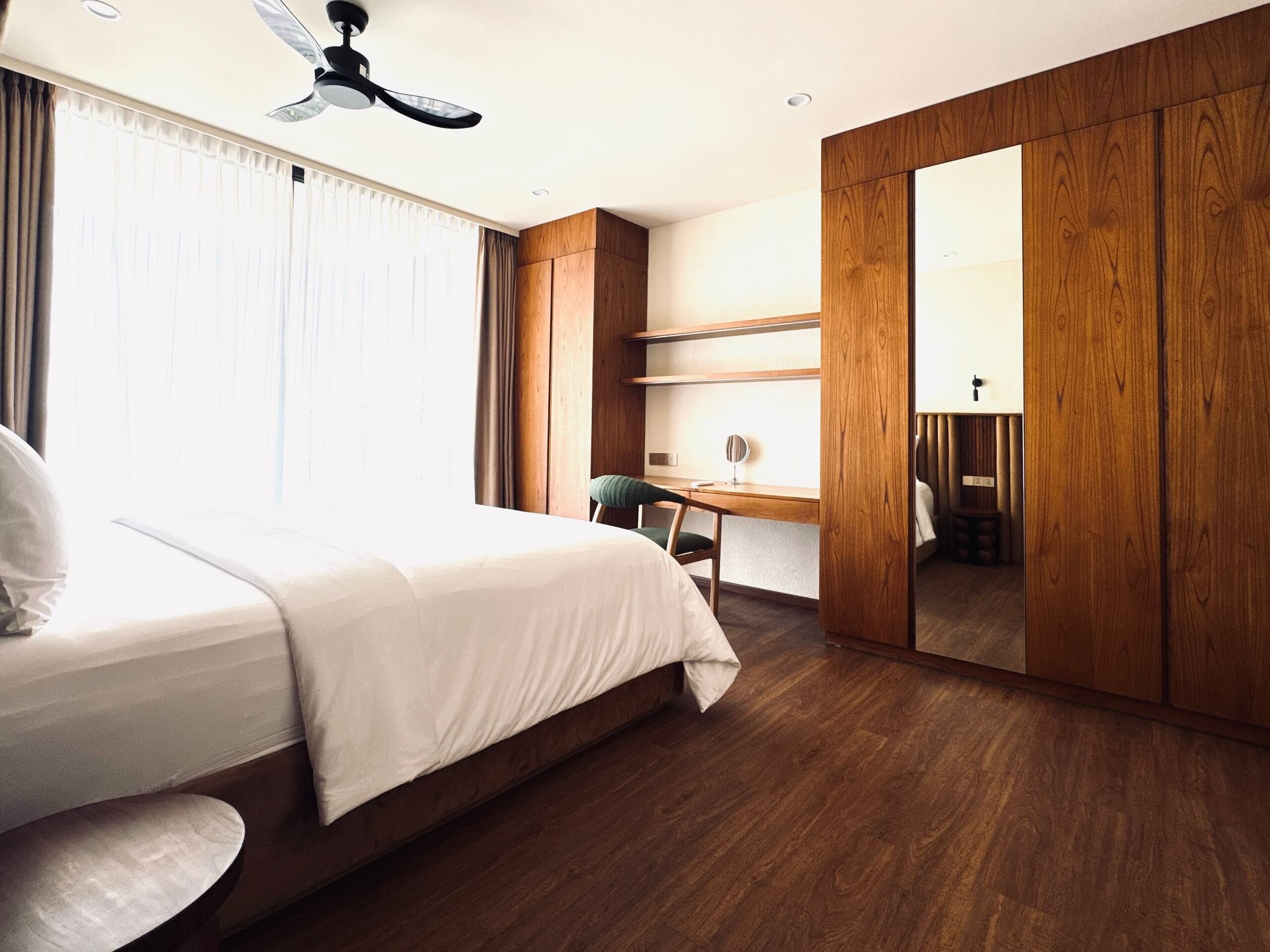 Premium Apartment | In-room safe, desk, laptop workspace, soundproofing