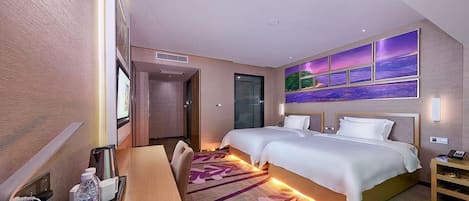 商務雙床房 | 書桌、手提電腦工作空間、遮光窗簾/窗簾、免費 Wi-Fi