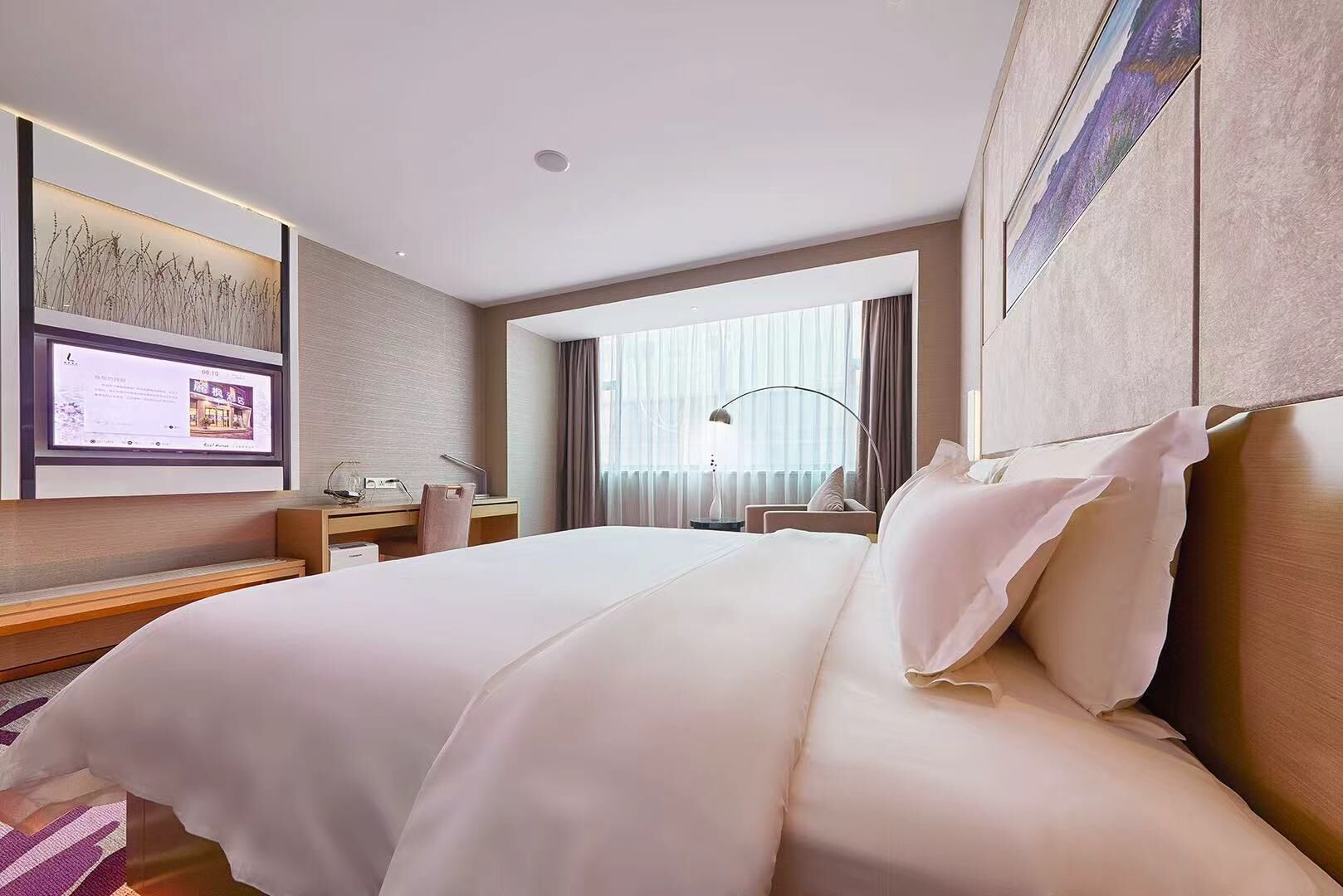 Family Double Room, City View | Desk, laptop workspace, blackout curtains, free WiFi