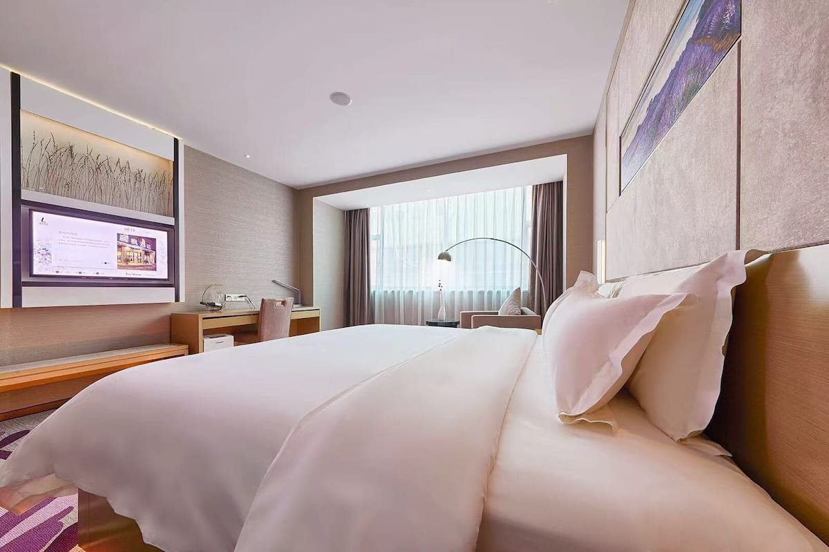 Family Double Room, City View | Desk, laptop workspace, blackout curtains, free WiFi