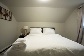 Desk, iron/ironing board, travel cot, free WiFi